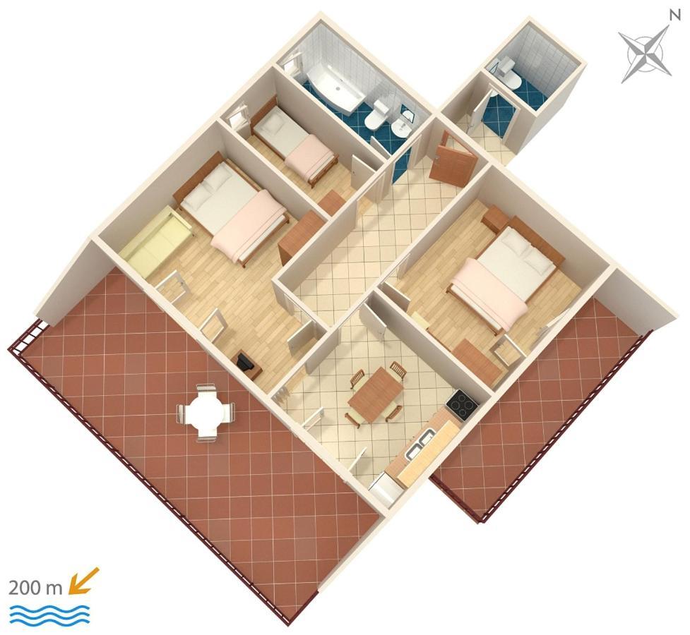 Apartments With A Parking Space Srima - Vodice, Vodice - 6099 Екстер'єр фото