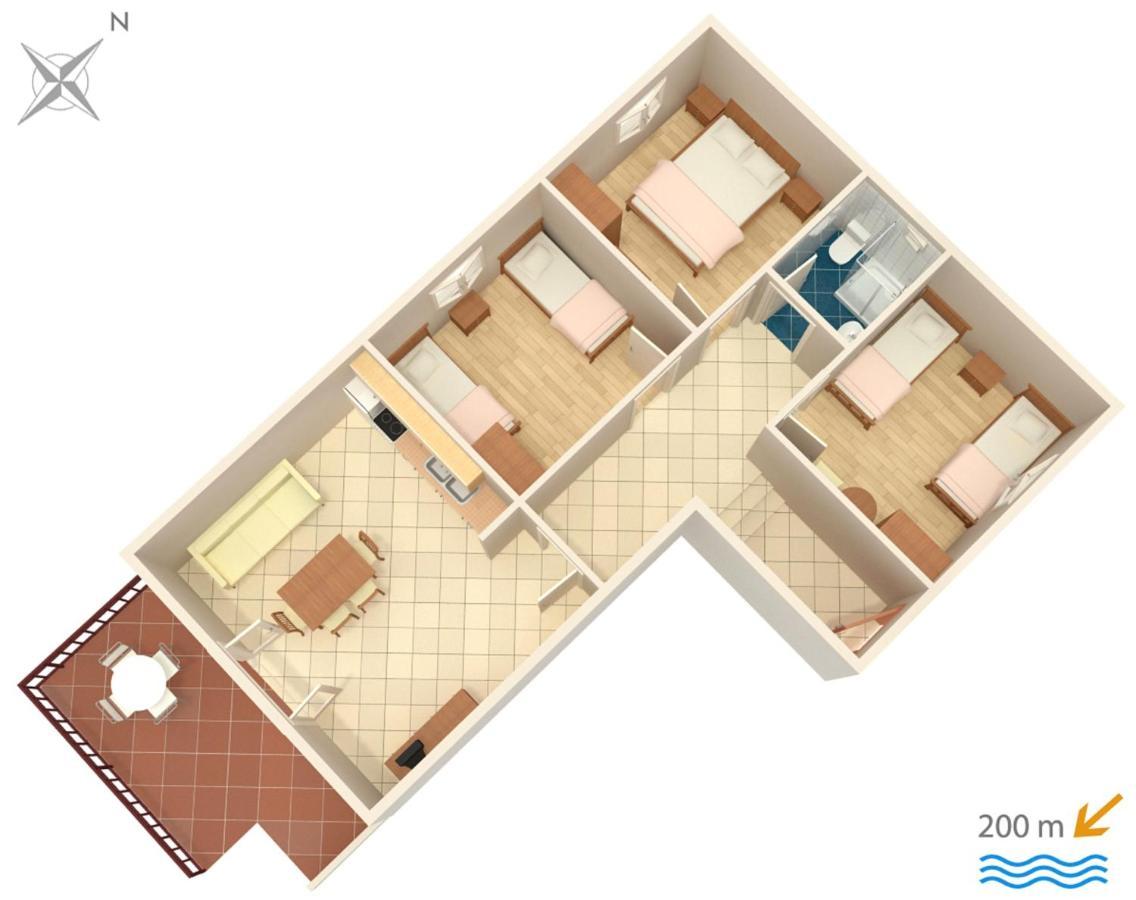 Apartments With A Parking Space Srima - Vodice, Vodice - 6099 Екстер'єр фото